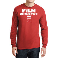 Film Director Movie Crew Chair Uniform Back Only Premium  80s Vintage Long Sleeve Shirts | Artistshot