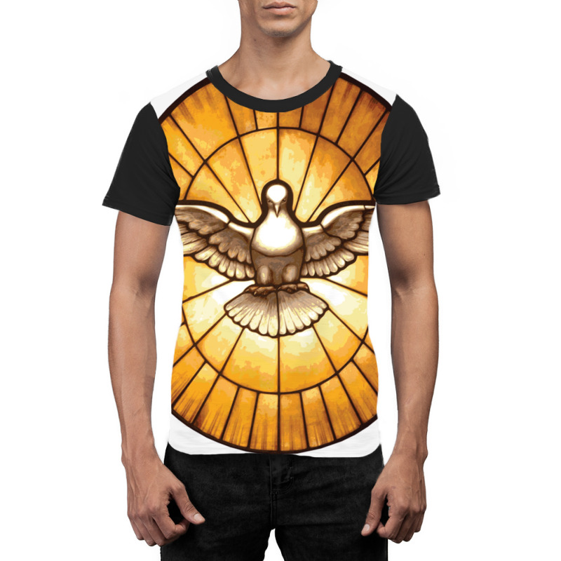 Holy Spirit Dove From St Peter S Basilica Graphic T-shirt | Artistshot