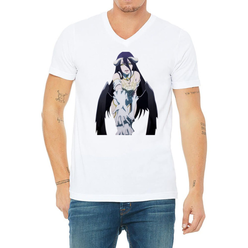 [ Sale ] Cool Sticker Overlord Albedo Chibi 18 V-Neck Tee by lyxellseradjq | Artistshot