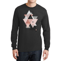 Geometric Compilation In Rose Gold And Blush Pink Long Sleeve Shirts | Artistshot