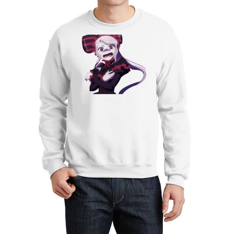 [ Sale ] Cool Sticker Overlord Albedo Chibi 20 Crewneck Sweatshirt by lyxellseradjq | Artistshot