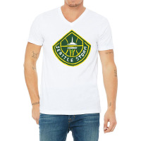 Seattle Vintage 70s V-neck Tee | Artistshot