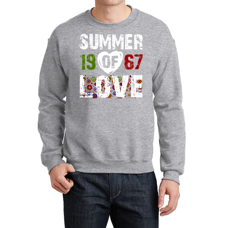 Summer Of Love 1967 Baby Aesthetic Crewneck Sweatshirt by azenirlongua | Artistshot