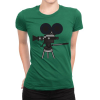 Film Movie Camera Classic Humor Funny Ladies Fitted T-shirt | Artistshot