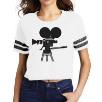 Film Movie Camera Classic Humor Funny Scorecard Crop Tee | Artistshot