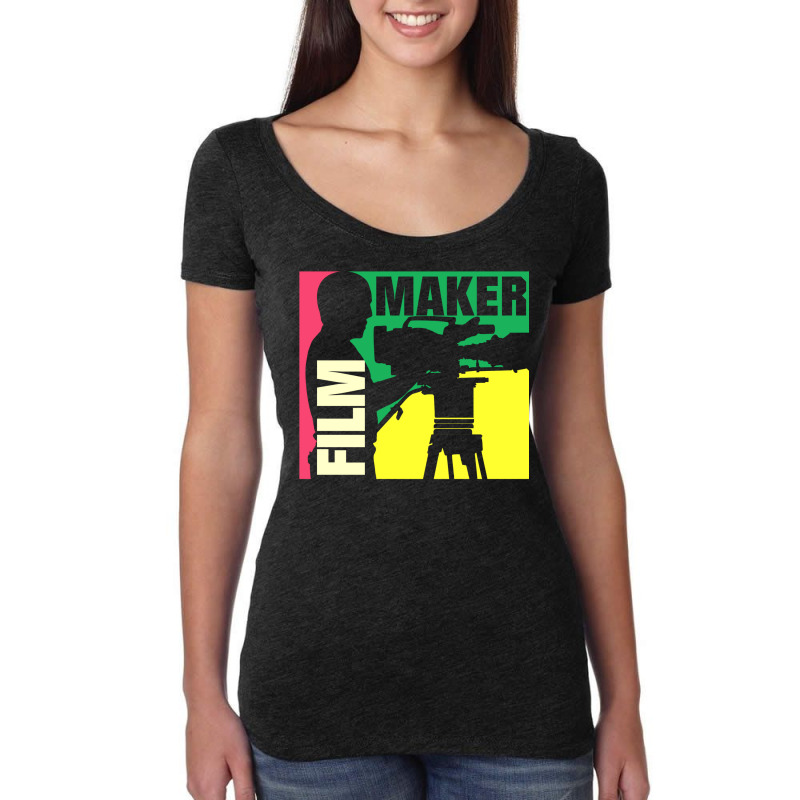 Film Maker Classic  Stars Cute Women's Triblend Scoop T-shirt by zemkamajoor1 | Artistshot