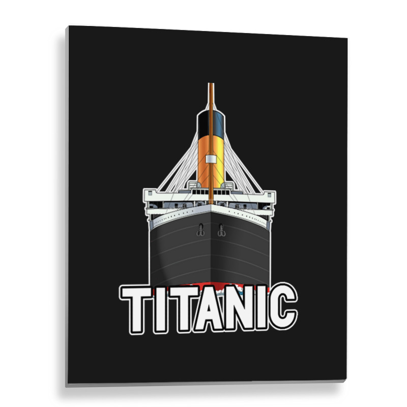 G Titanic April 1912 Vintage Cruise Ship Metal Print Vertical | Artistshot