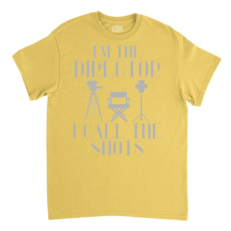 Funny Film Director Movie Classic Yellow Blue Classic T-shirt by nadrileiskn | Artistshot