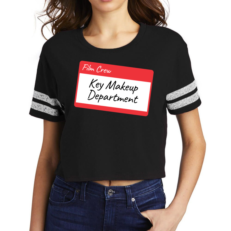 Film Crew Key Makeup Department Classic Hippie Hipster Scorecard Crop Tee by axmyabrielg | Artistshot