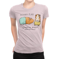 Guinea Pigs Wearing Baggy Pantaloons Vintage Ladies Fitted T-shirt | Artistshot