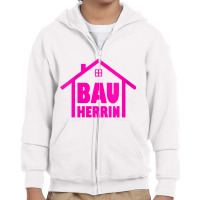 Womens Client Topping Out Ceremony Construction Site House Building V Youth Zipper Hoodie | Artistshot