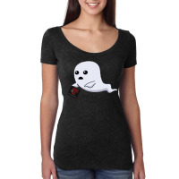 Ghost Summer Tumblr Women's Triblend Scoop T-shirt | Artistshot