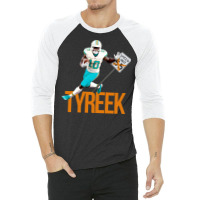 Tyreek No Speed Limit In Miami Blue Trending 3/4 Sleeve Shirt | Artistshot