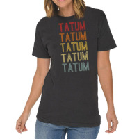 Tatum Name Vintage Retro Tumblr Travel Vintage T-shirt | Artistshot