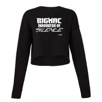 Bigmac Innovator Of Silence (white) Cropped Sweater | Artistshot