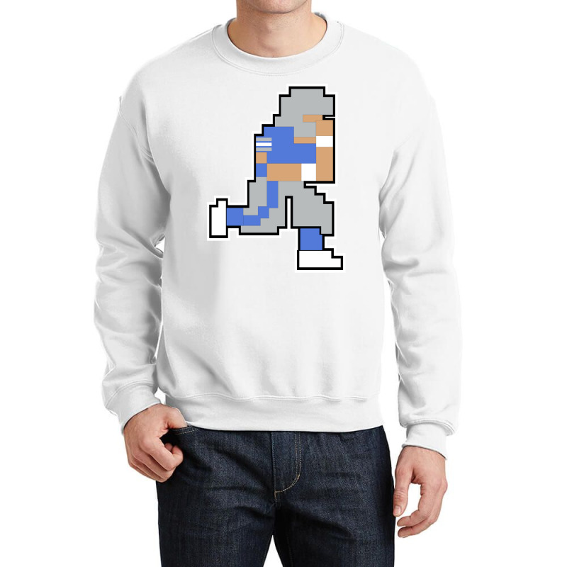 Tecmo Bowl Detroit 8bit Det Baby Love Crewneck Sweatshirt by zemkamajoor1 | Artistshot