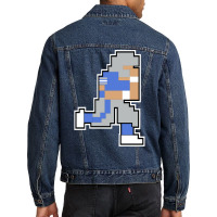 Tecmo Bowl Detroit 8bit Det Baby Love Men Denim Jacket | Artistshot