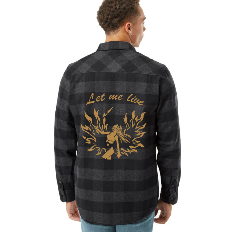 Limited Edition Let Me Live Gold - Claire Redfield Flannel Shirt | Artistshot