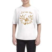 Limited Edition Let Me Live Gold - Claire Redfield Youth Tee | Artistshot