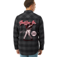 Ken Griffey Jr Retro Script Kids  Gift Flannel Shirt | Artistshot