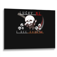 Ghosts Skeleton Metal Print Horizontal | Artistshot