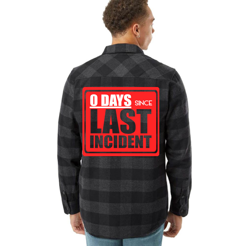 Zero Days Since Last Humor 80s Flannel Shirt by koorenayoubq | Artistshot