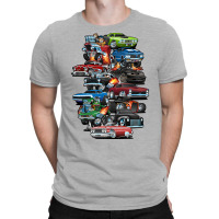 Car Madness Muscle Cars And Hot Rods Cartoon Cute T-shirt | Artistshot