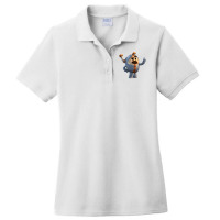 Go Jetters  Grandmaster Glitch Cartoon Baby Retro Ladies Polo Shirt | Artistshot