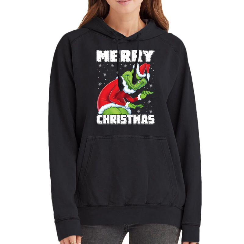 Merry Christmas Kids  Girl Vintage Hoodie | Artistshot