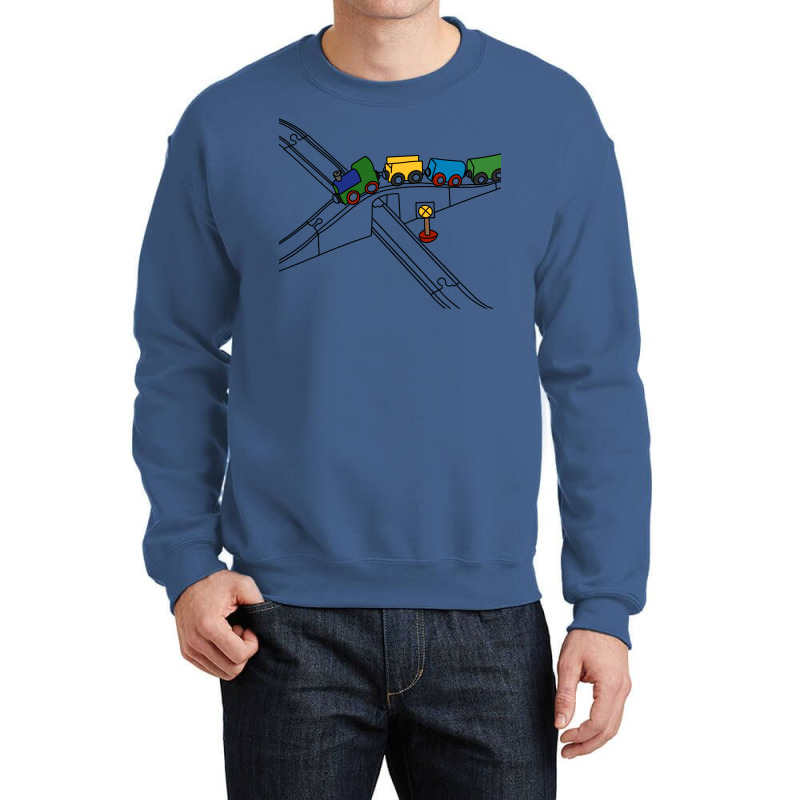 Train Set Toy Baby Music Crewneck Sweatshirt by azenirlongua | Artistshot