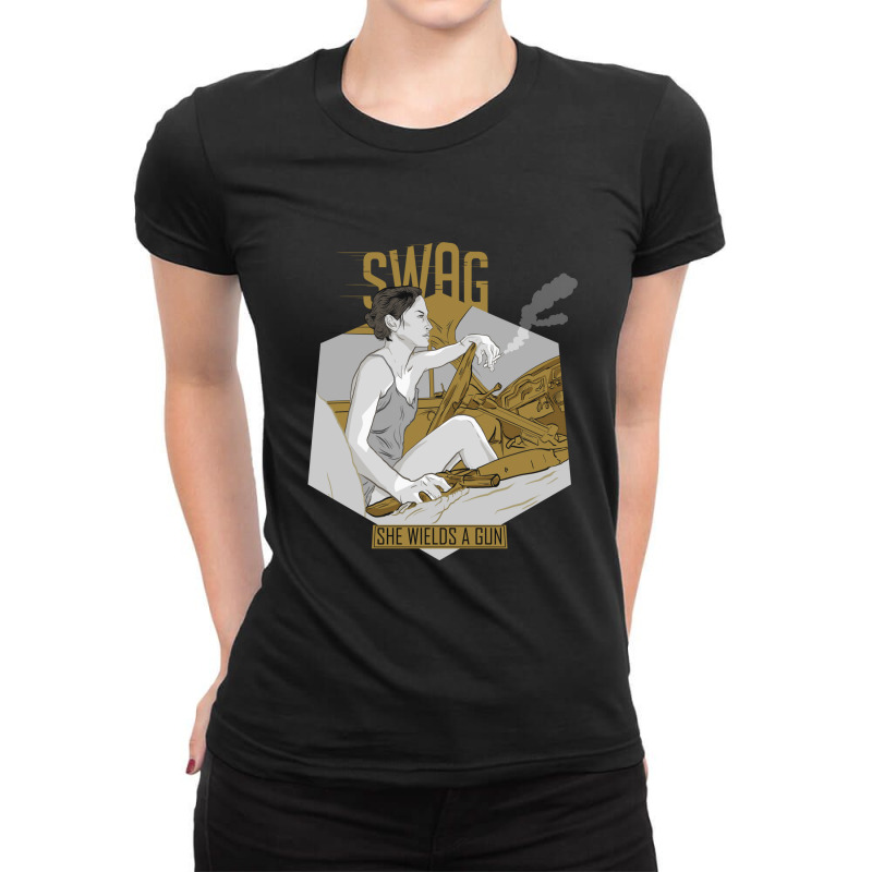 Swag Ladies Fitted T-Shirt by BRANDONUTCHINSON | Artistshot