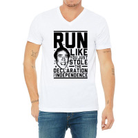 Run Like Nick Cage T Shirt V-neck Tee | Artistshot