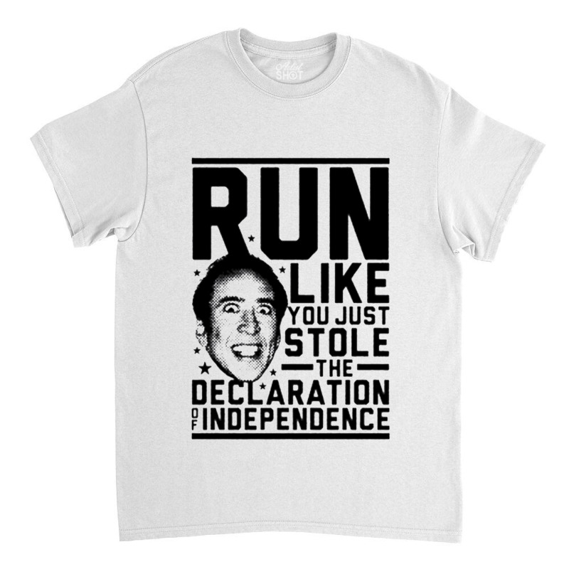 Run Like Nick Cage T Shirt Classic T-shirt by ROXANZALEZ | Artistshot