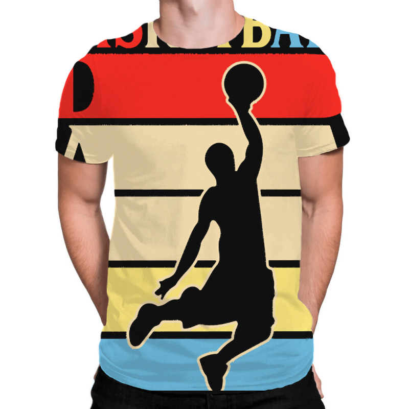 Basketball Daddy Gift Ideas T  Shirtbasketball Daddy Funny Daddy Gifts All Over Men's T-shirt | Artistshot