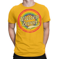 Warren Zevon  Retro Rainbow Girl Blue T-shirt | Artistshot