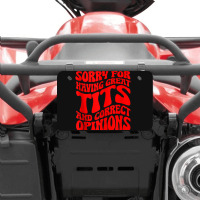 Sorry For Having Great Tita And Correct Opinions Groovy Tank Top Atv License Plate | Artistshot