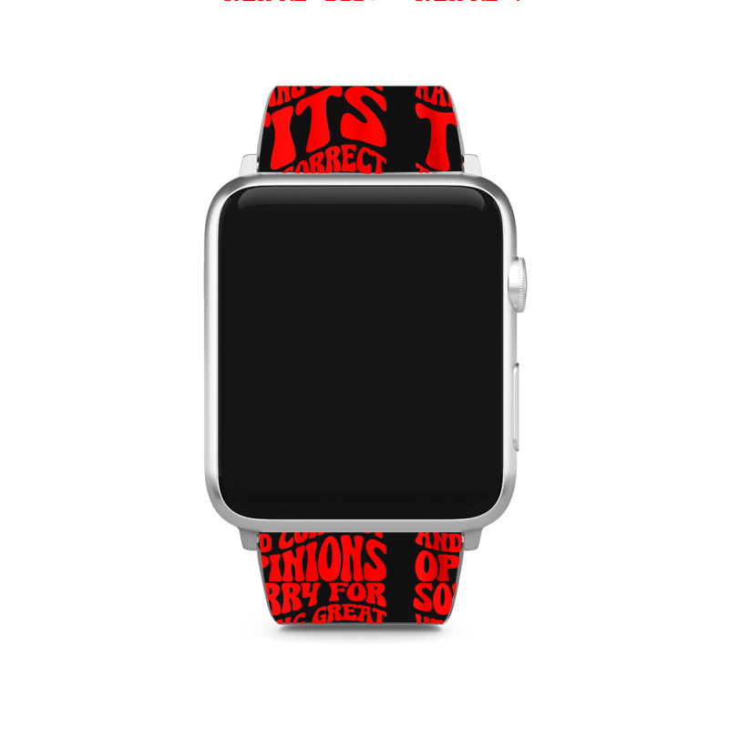 Sorry For Having Great Tita And Correct Opinions Groovy Tank Top Apple Watch Band | Artistshot