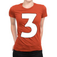 Number 3 In White Baby Nature  (1) Ladies Fitted T-shirt | Artistshot