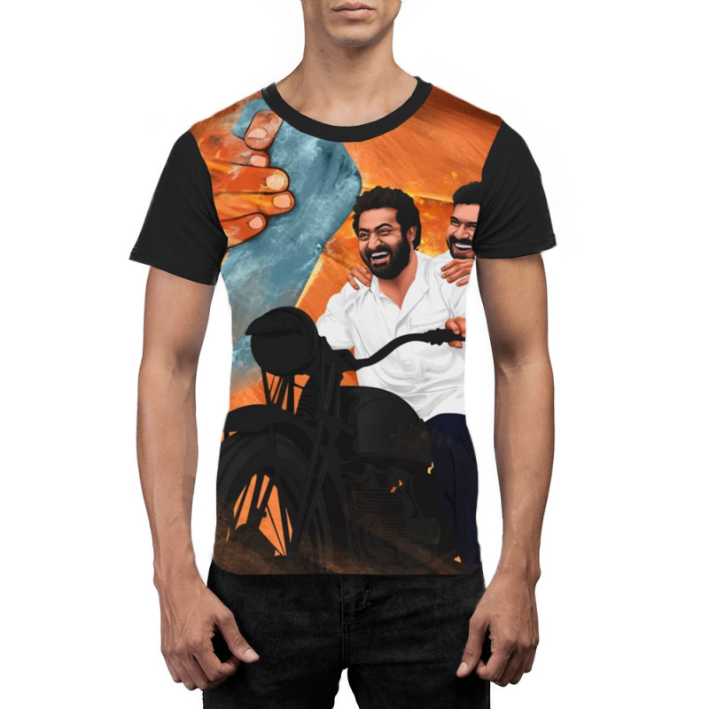 Rrr Movie Stills Graphic T-shirt | Artistshot