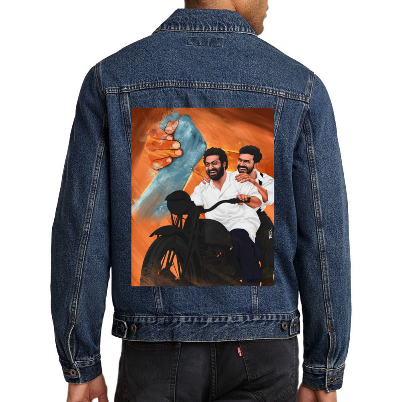 Rrr Movie Stills Men Denim Jacket | Artistshot