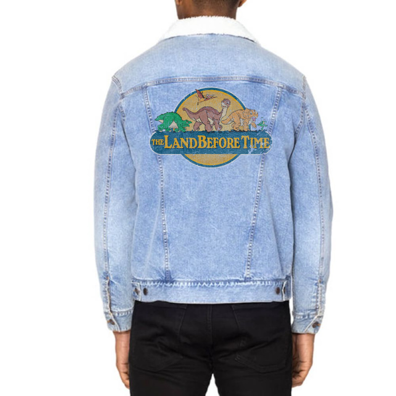 Vintage The Land Before Nature Summer Unisex Sherpa-Lined Denim Jacket by zemkamajoor1 | Artistshot