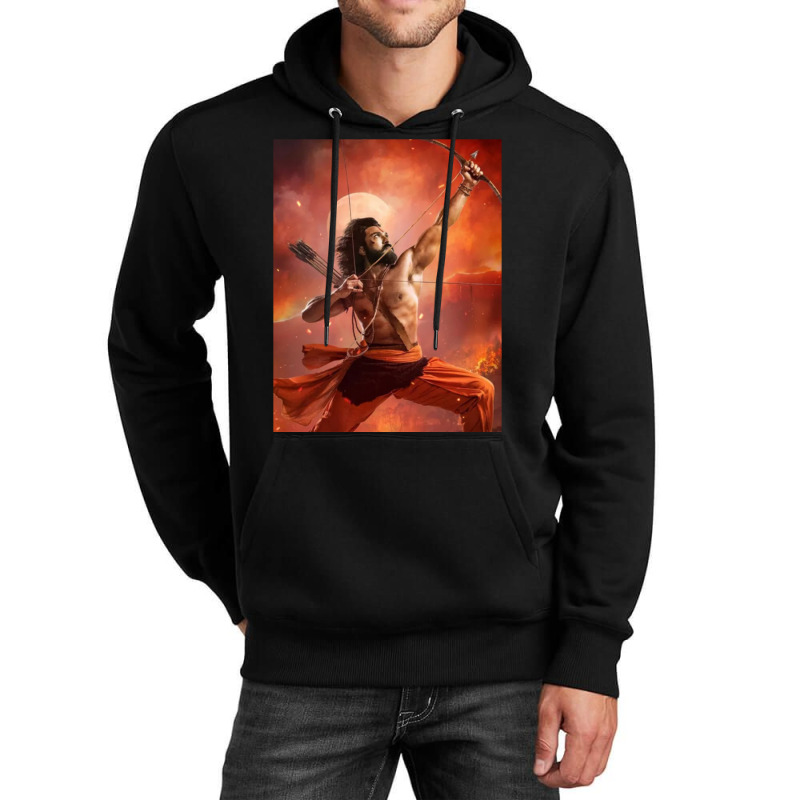 Rrr Ram Charan   Telugu Design Unisex Hoodie | Artistshot