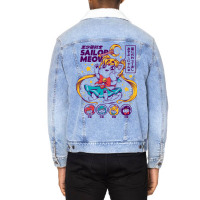 Sailor Meow Kids  Tumblr Unisex Sherpa-lined Denim Jacket | Artistshot