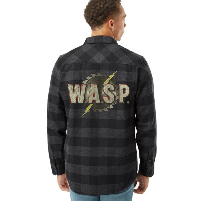 Wasp Los Angeles 1982 Classic  Cute Flannel Shirt by zemkamajoor1 | Artistshot