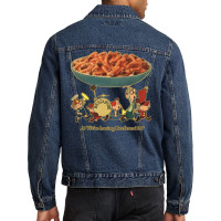 We're Having Beefaroni Retro Green Men Denim Jacket | Artistshot