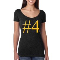 Number Four Baby  Nature  (1) Women's Triblend Scoop T-shirt | Artistshot