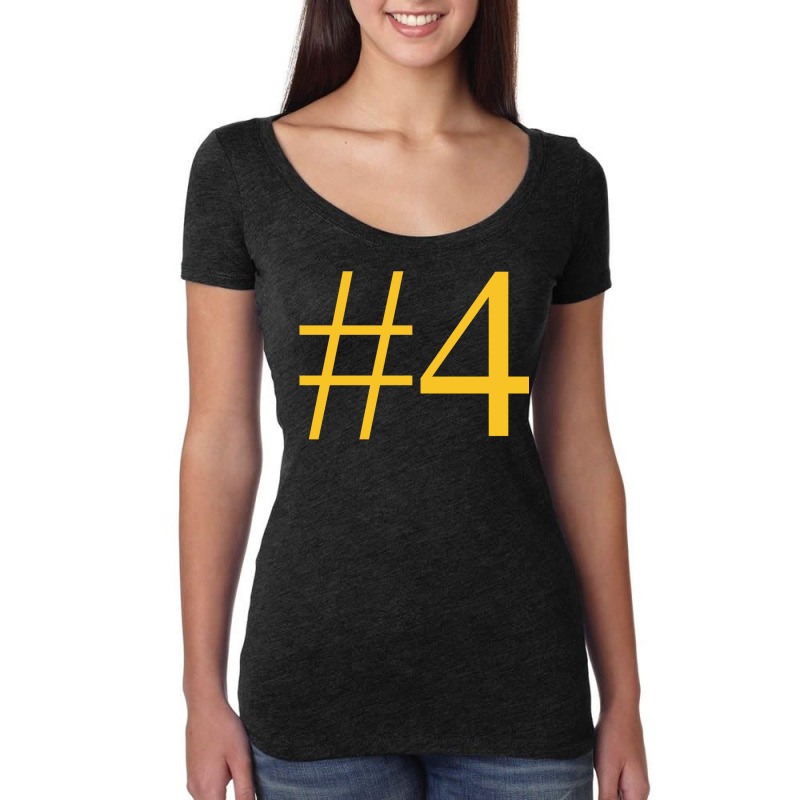 Number Four Baby  Nature  (1) Women's Triblend Scoop T-shirt by chavidonyyz | Artistshot