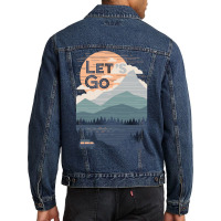 Lets Go Baby Hipster Men Denim Jacket | Artistshot