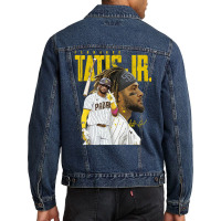 Fernando Tatis Blue Funny Men Denim Jacket | Artistshot