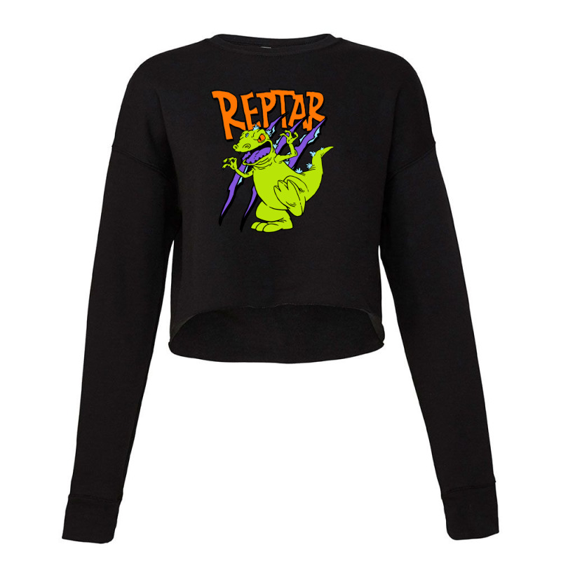 Rugrats Reptar  Out Of Print Remaster 1 Cropped Sweater | Artistshot